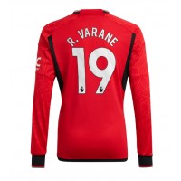 Billiga Manchester United Raphael Varane #19 Hemma fotbollskläder 2023-24 Långärmad